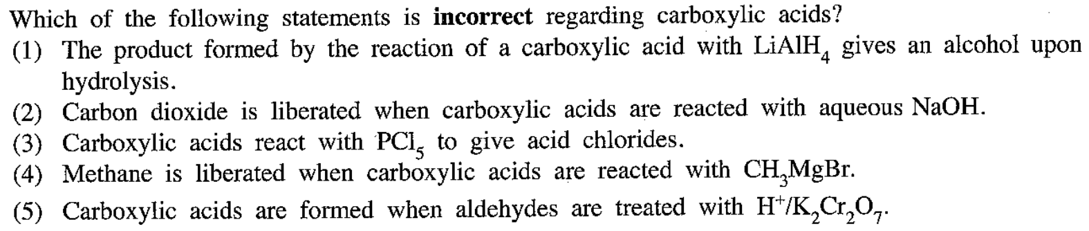 AL 2021 Chemistry Unit 9 Question 30